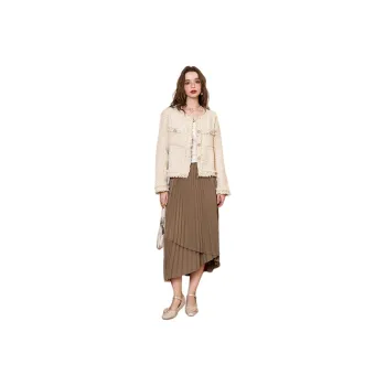 BANANA BABY Cropped Coat Women's White