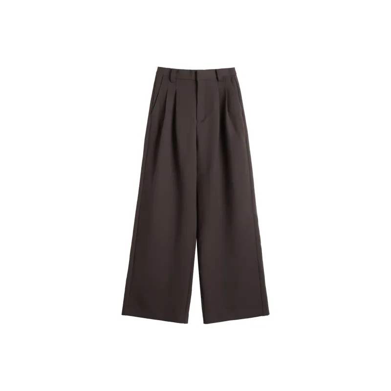 Olrain Casual Pants Women's Coffee-0
