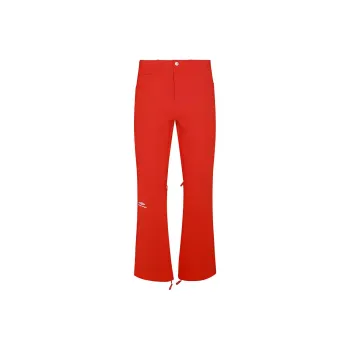 Balenciaga Casual Pants, Regular Fit Women's Red