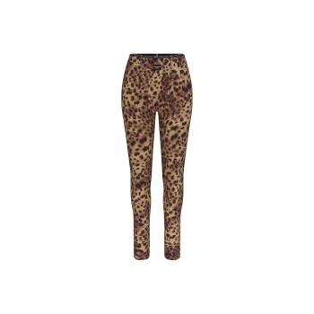 Skims X Dolce&Gabbana Cotton Rib Legging Leopard