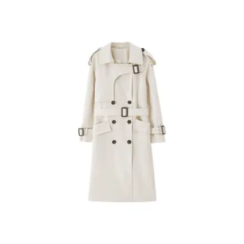 IHIMI Trench Coat Women's Light Khaki