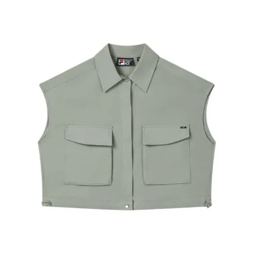 FILA Vests Women's Cyan Teal