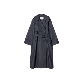 COS Trench Coats Women's Blue