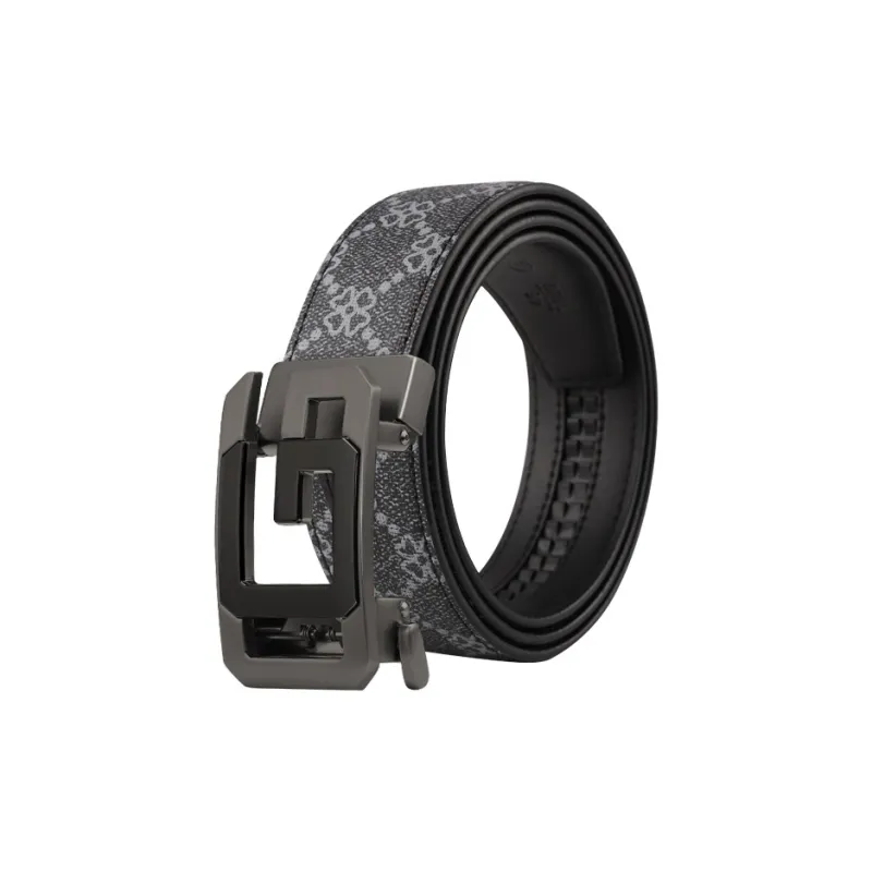 15 MINS Polyvinyl Chloride Leather Belts Men's 3.5cm-12