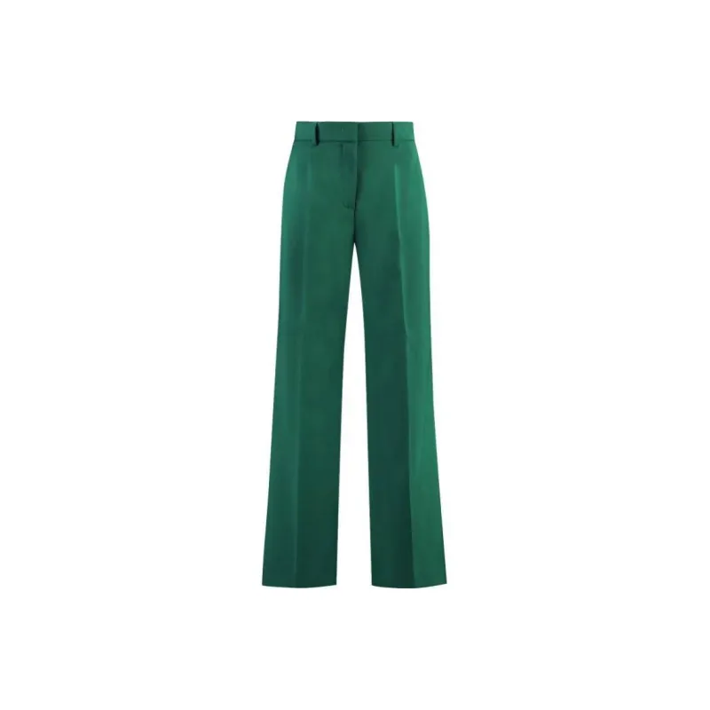 WEEKEND MaxMara Pleated Straight Leg Pants-0