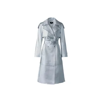 MACKAGE Trench Coat Women's Silver