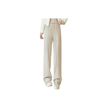 Cypress House Casual Pants Women's Beige Coffee Herringbone