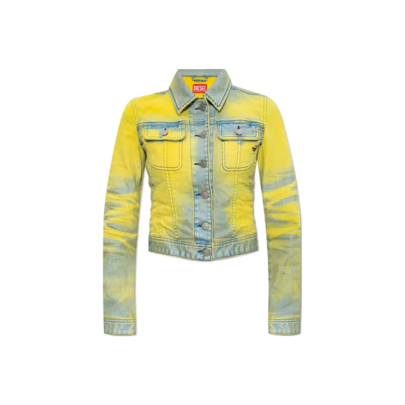 DIESEL De-Slimmy-S Cropped Denim Jacket-0