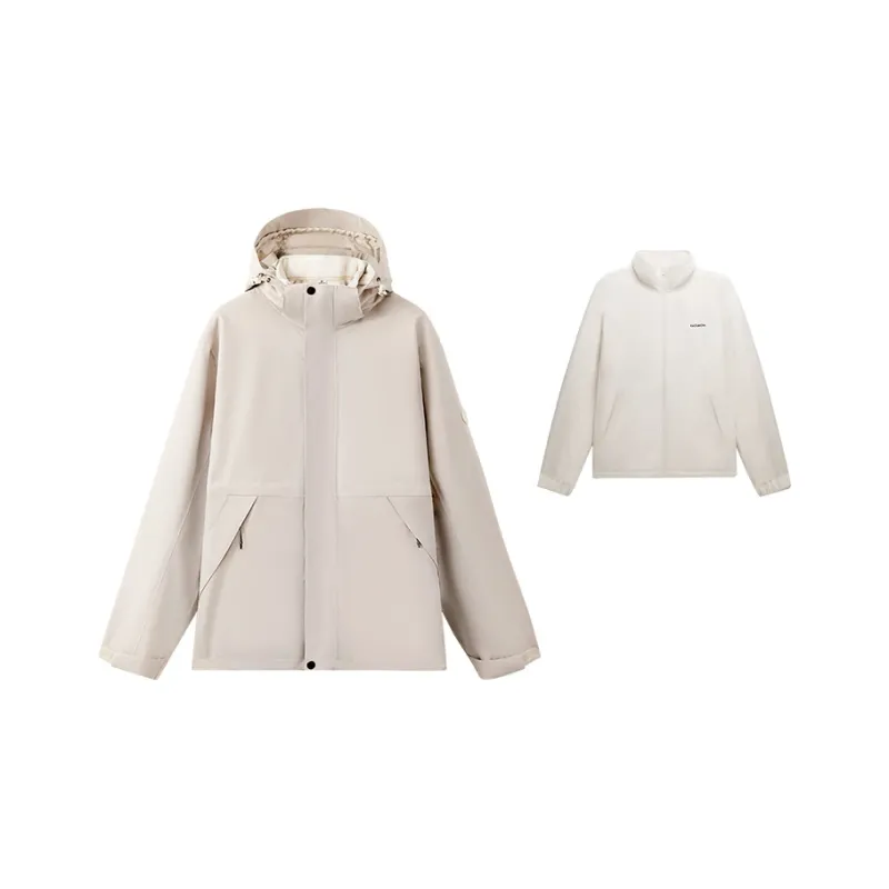 XIAOYEHEZI Water-Resistant Windproof Water-Repellent Wear-Resistant Warm Anti-Static Windbreaker Jacket Unisex-4