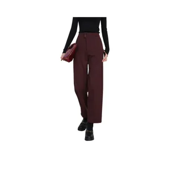 Late White Casual Pants Women's Ancora Red