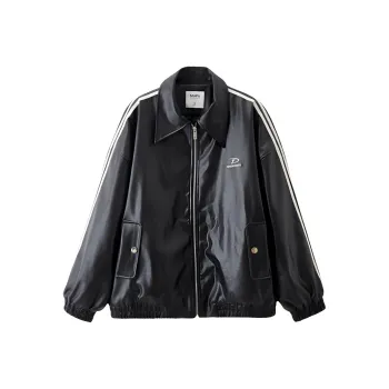 Three Blessings Leather Jacket Women's Black