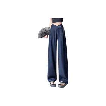 Wbwq Casual Pants Women's Dark Blue