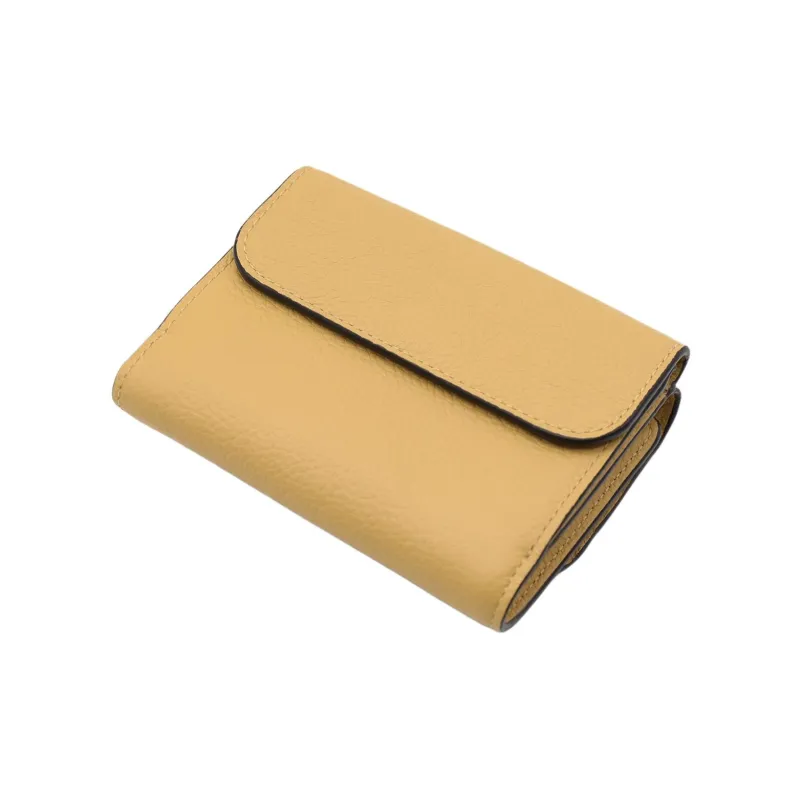 Chloe Alphabet Leather Wallet Women's Tranquil Brown-2