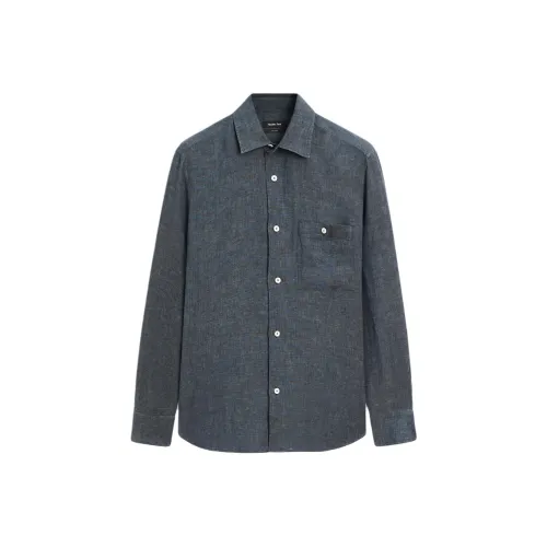 Massimo Dutti Jackets & Coats Men's Pitch Black Gray