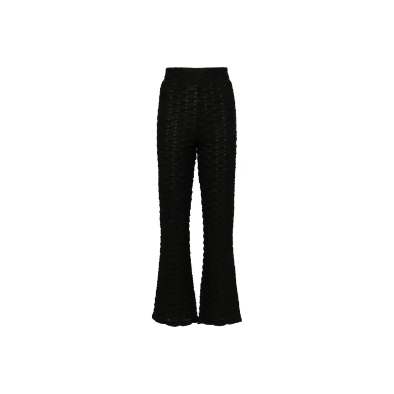 Henrik Vibskov Bubble Wrap High waist Bootcut Trousers-0
