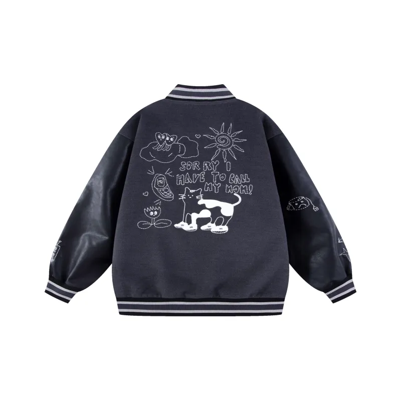 WORKSOUT Baseball Jacket Unisex-3