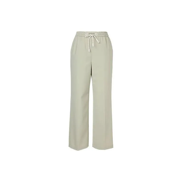 XII BASKET Casual Pants Women's Gray Green-0