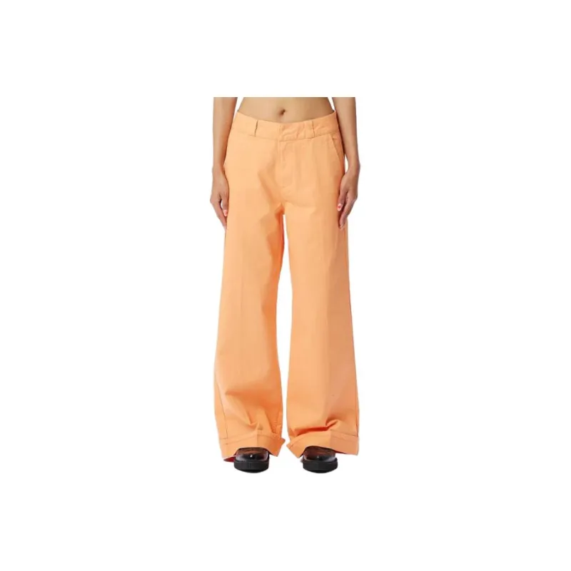 Obey Casual Pants Women's Orange-0
