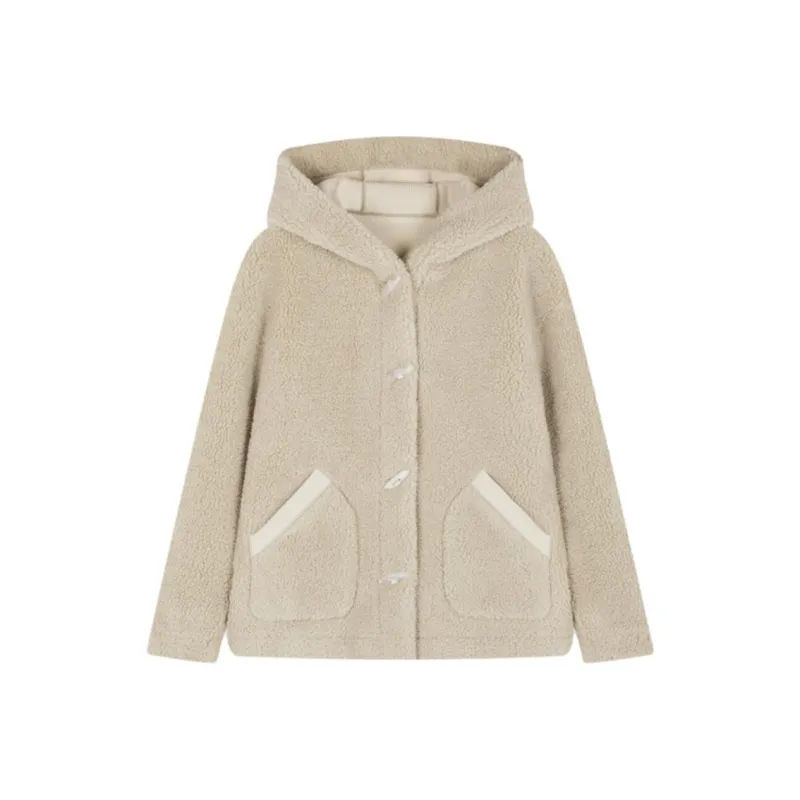 IHIMI Velvet feel Coat Women's Matcha Green-0