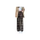 Khaki Plaid Fleece-Lined