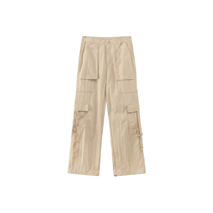 NO ONE ELSE Casual Pants Unisex Khaki-0