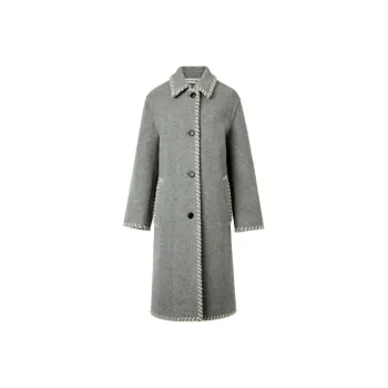 III VIVINIKO Coats Women's Light Gray