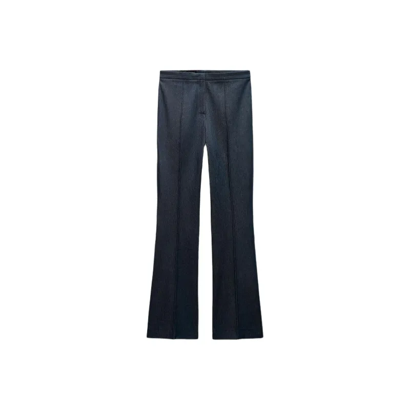 ZARA Casual Pants Women's Blue-0