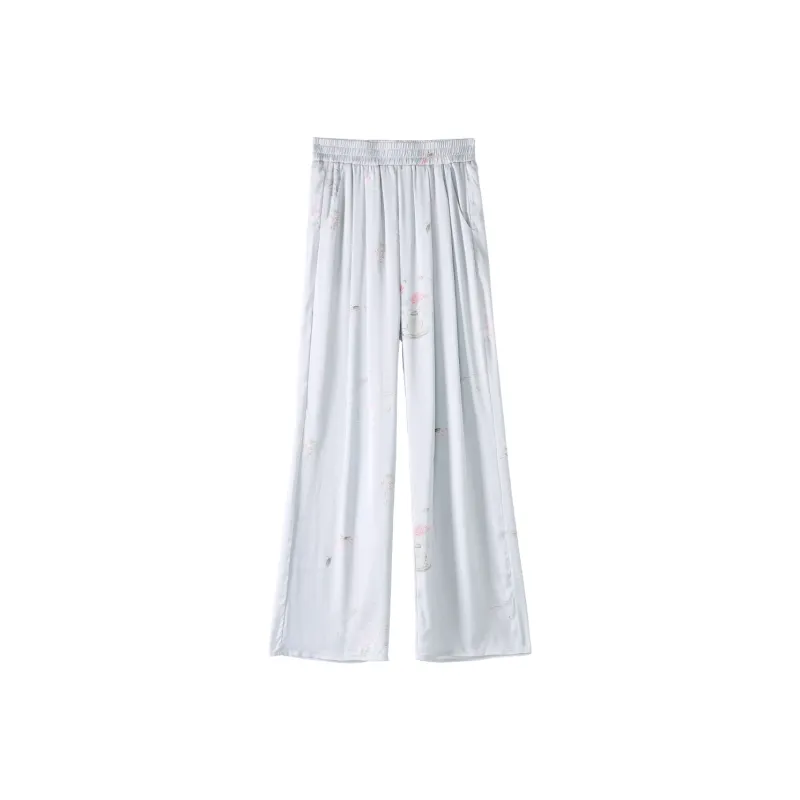 0571 Family Casual Pants Women's Blue-0