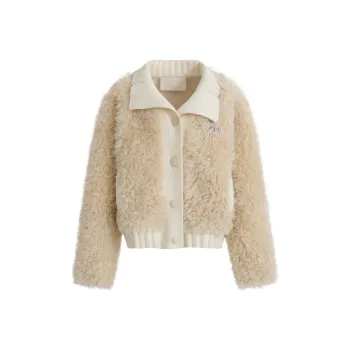 ELEVEN SLEEP Fur Women's Light Yellow