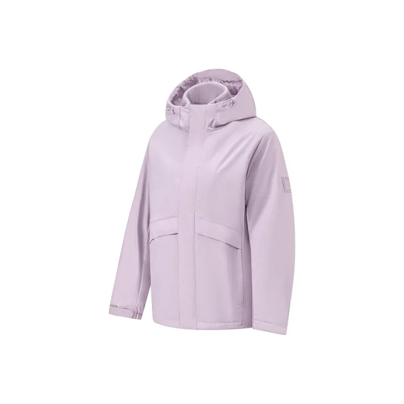 LiNing Fitness Series Trench Coat Women's Silk Purple-0