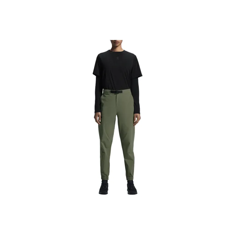 On Trek Casual Pants Women's Taiga Green-0