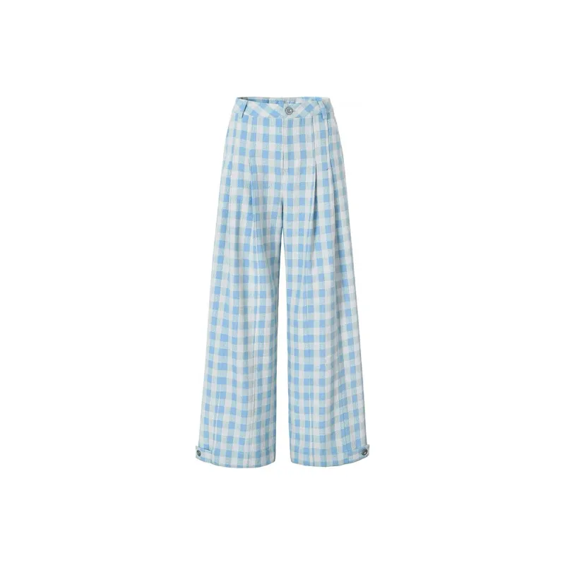 FOASIS Casual Pants Women's Blue-0