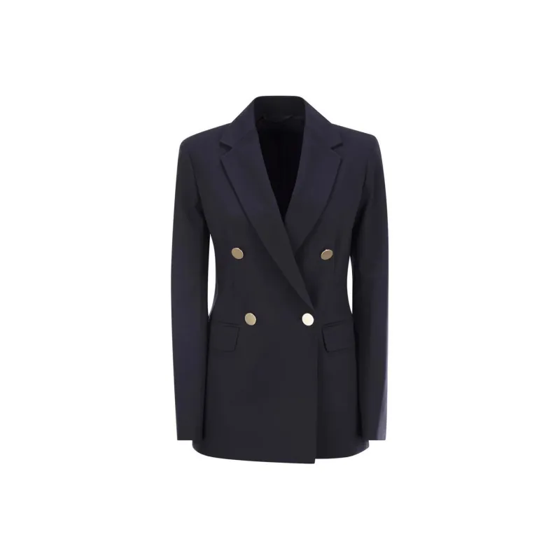 MaxMara Studio Lerici Double Breasted Long Sleeved Blazer-0