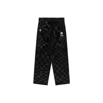 Aape Moonface appliqué Checkered Track Pants