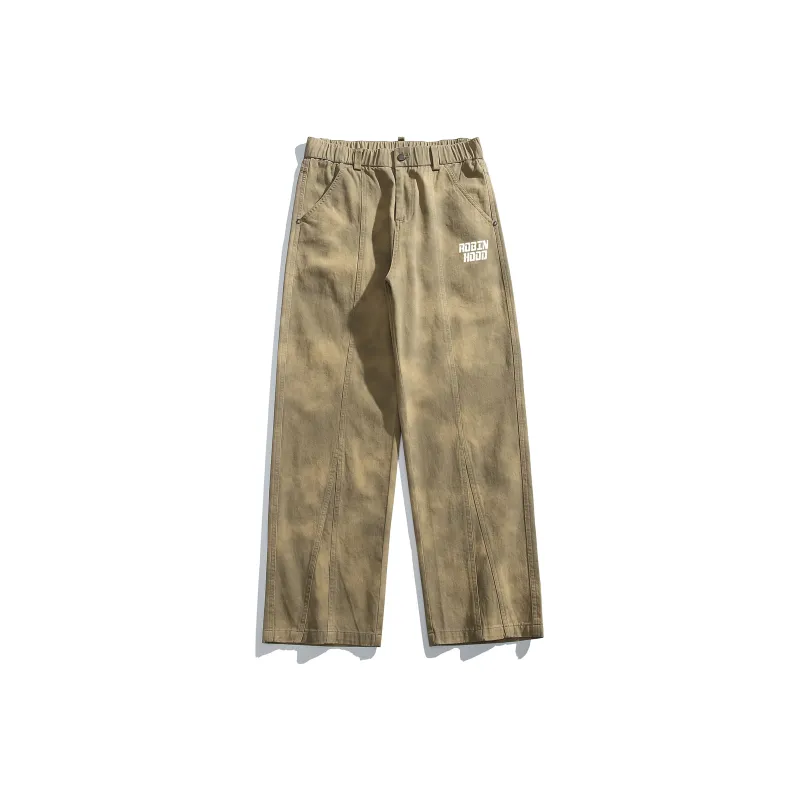 ROBINHOOD Casual Pants Unisex Khaki-0