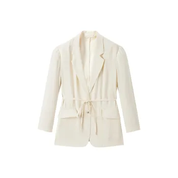 PEACEBIRD Business Suit Women's Cream Cake Yellow