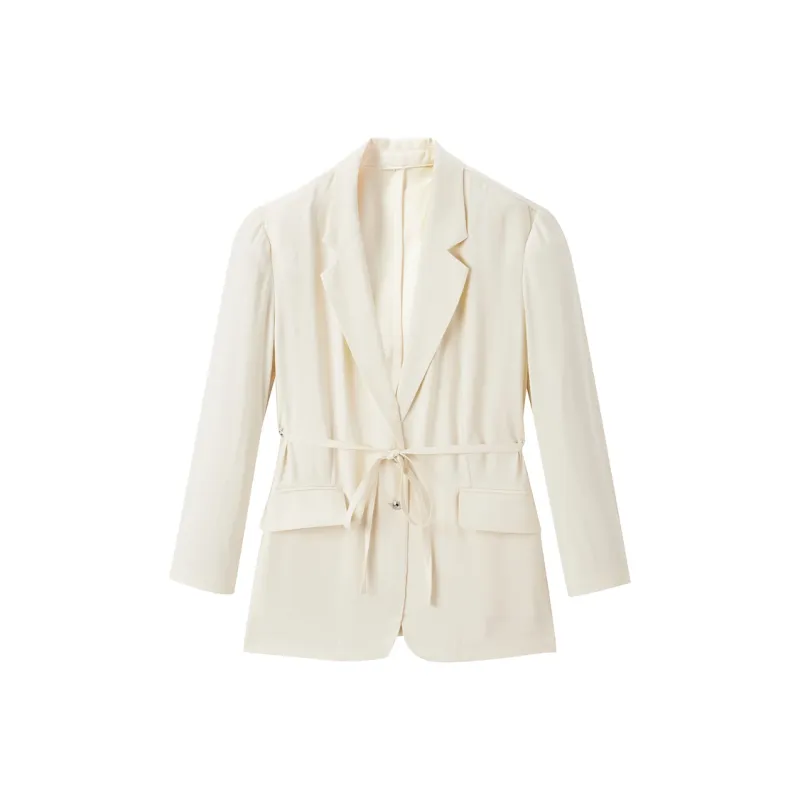 PEACEBIRD Business Suit Women's Cream Cake Yellow-0