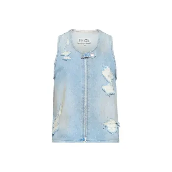 MM6 Maison Margiela Distressed Effect Waistcoat