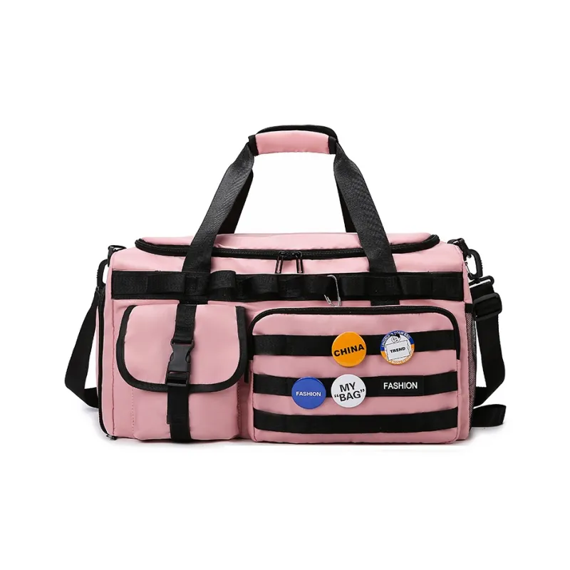 Yalu Nylon Travel Bag Unisex Multicolor-6