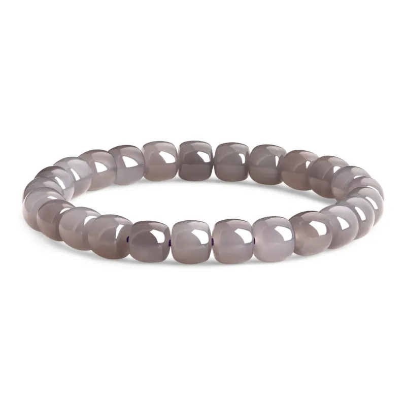 Lao Feng Xiang Hetian Jade Bracelets Smoky Purple Unisex-0