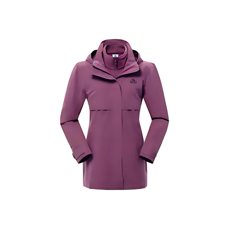 PELLIOT City Outdoor Collection Warm Windproof Waterproof Breathable Wear-Resistant Windbreaker Jacket Women's-3