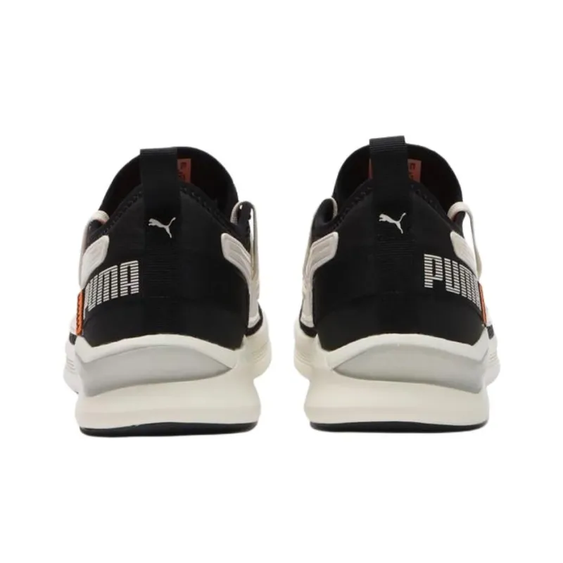 PUMA Lqd Flash Anti Slip Wear Resistant Low Top Running Shoes Unisex Black Beige-4