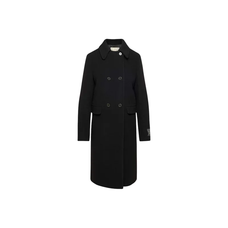 ARITZIA Wilfred Beatrix Coat - Soft Wool Cashmere Coats Women's BLACK/Black-0