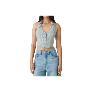 Levis Vests Women's Light Blue