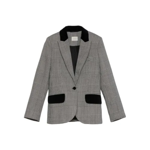 DOEN CASPER BLAZER Business Suit Women's Houndstooth Pattern