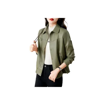 Yi Mengyuan Leather Jacket Women's