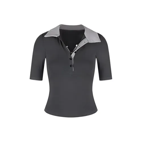 SISC T Shirts Women's Dark Gray