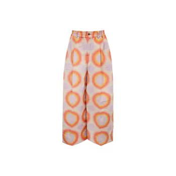 Christopher John Rogers SS24 Casual Pants Women's Orange