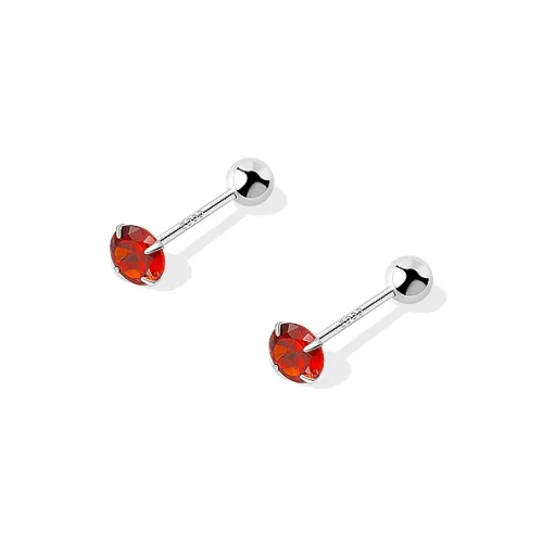 Daisy Dream S999 Fine Silver Stud Earrings Women's