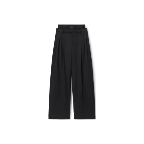 Alexander Wang W/ Boxer Pleated Trousers Black